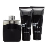 Mont Blanc Legend 3Pc 3.3 Edp Spr, 3.3 After Shave Balm, S/G